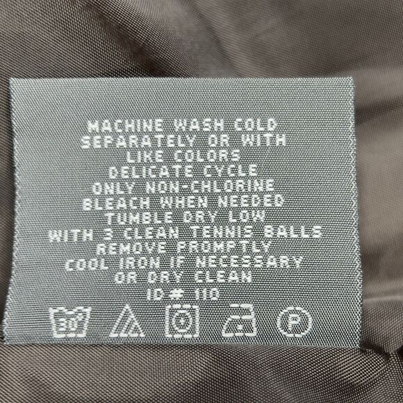 Kenneth Cole Reaction Zip Up Puffer Down Jacket Brown Size M Outdoor - Picture 7 of 9